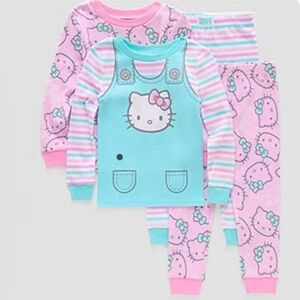 Hello Kitty Kids Pajama Set - Pink and Aqua